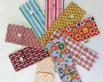 multi-purpose waterproof pouch - toothbrush case - pencil or brush case - cutlery case