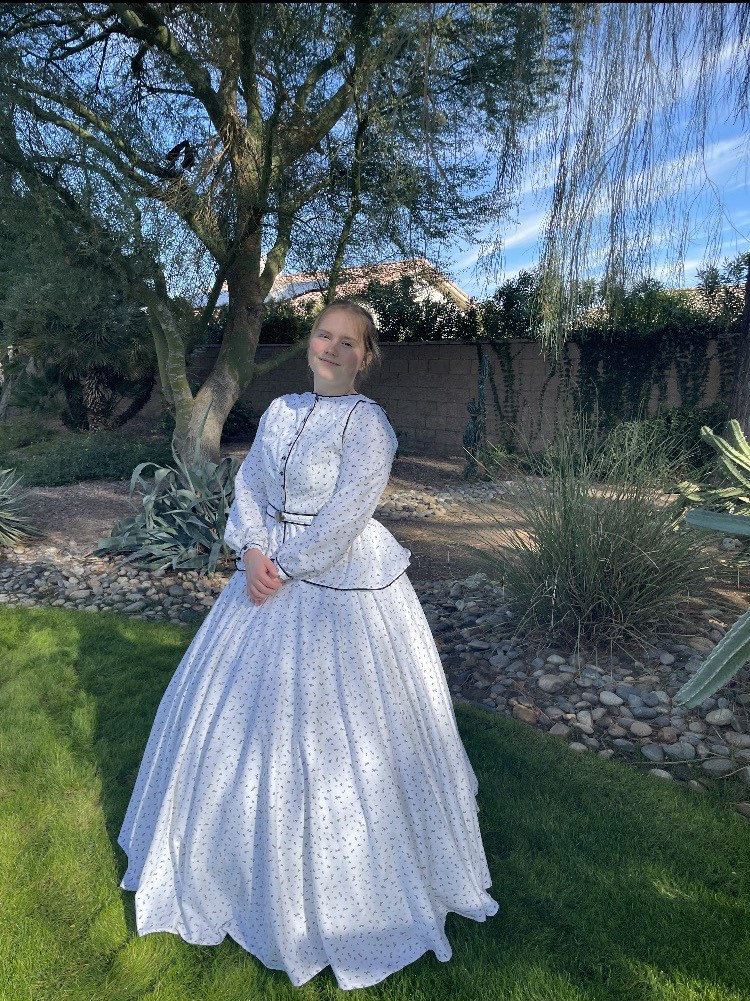 amy march blue dress Amy's Ball Gown (1850-1869)  Stitchin' Addiction LLC