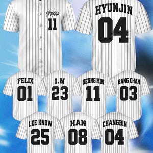 Stray Kids Baseball Jerseys Dominate - Etsy