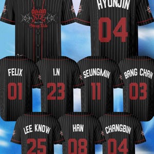 Stray Kids Dominate Baseball Jersey - Etsy