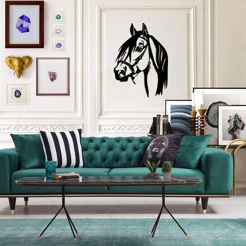 Horse Head Wall Art Metal Wall Decor Metal Wall Hangings Etsy