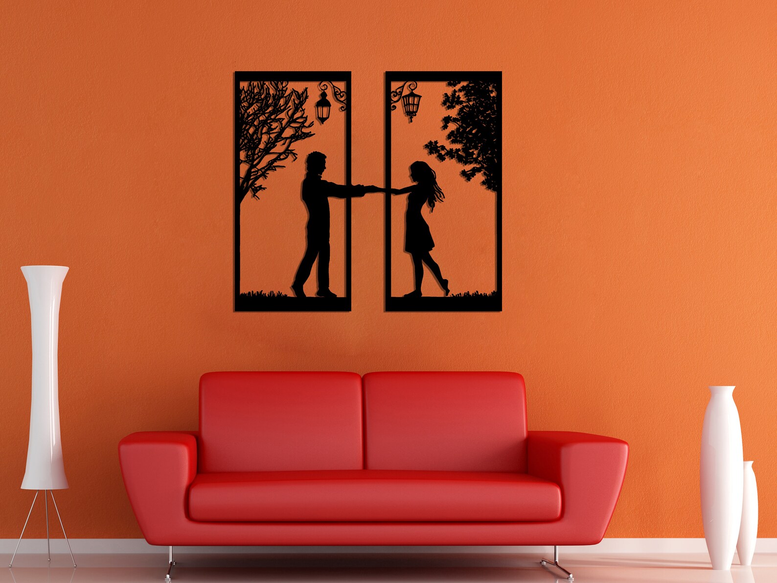 Love Metal Wall Art Metal Wall Decor Love Wall Decor Large Etsy