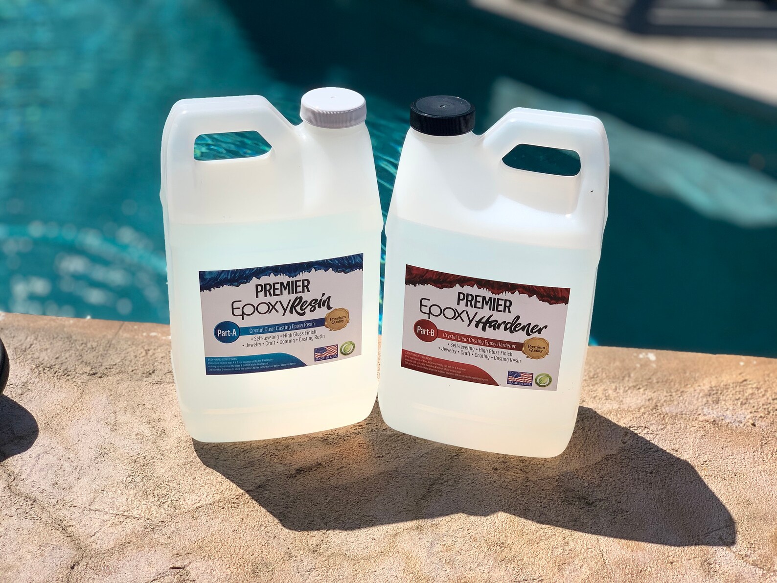 Premier Epoxy Resin 1 Gallon kit Part A & Part B clear Etsy