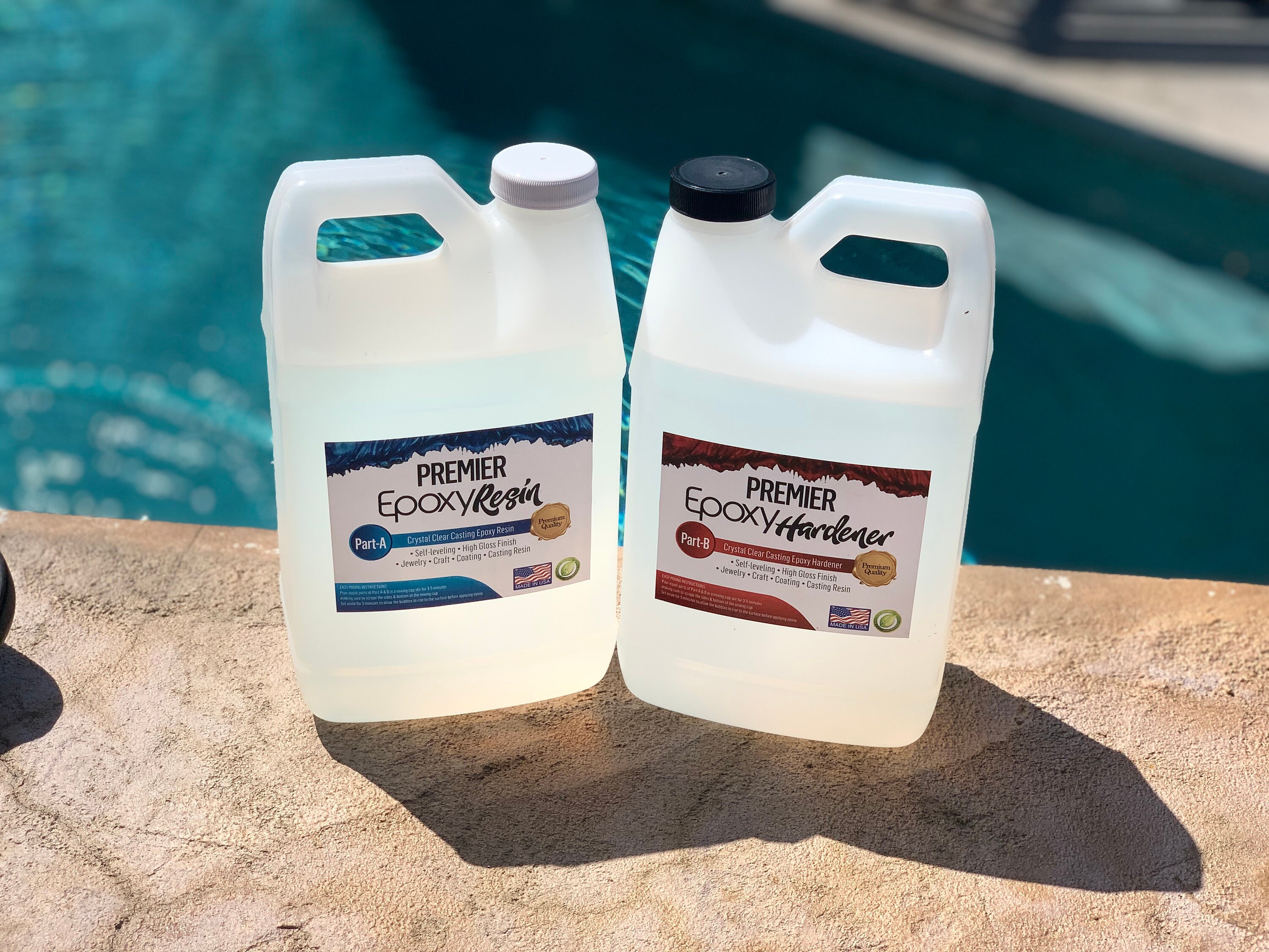 Premier Epoxy Resin 1 Gallon kit Part A & Part B clear Etsy Premier Epoxy Resin 1 Gallon kit Part A & Part B clear Etsy