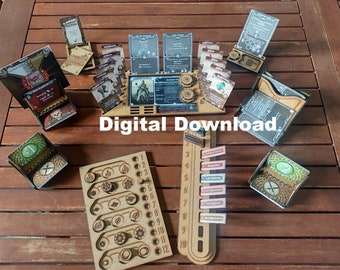 Gloomhaven - Frosthaven Player Dashboard - Player Aid Set