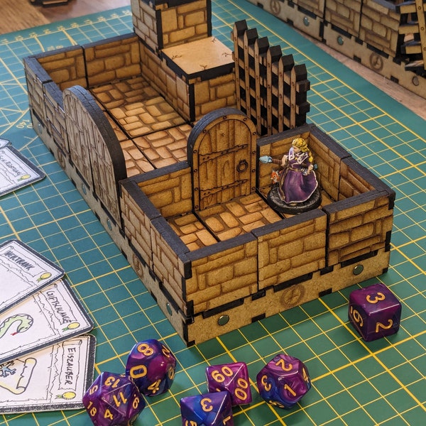 Digital Download - Modular Dungeon Set - Laser Cut - CO2 - Vector - RPG