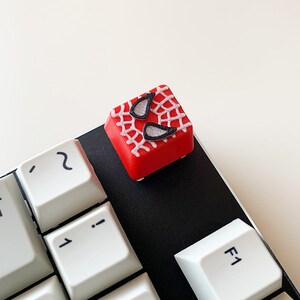 Spider Man Inspired Keycap for Cherry MX Mechanical Keyboards - 3D ...