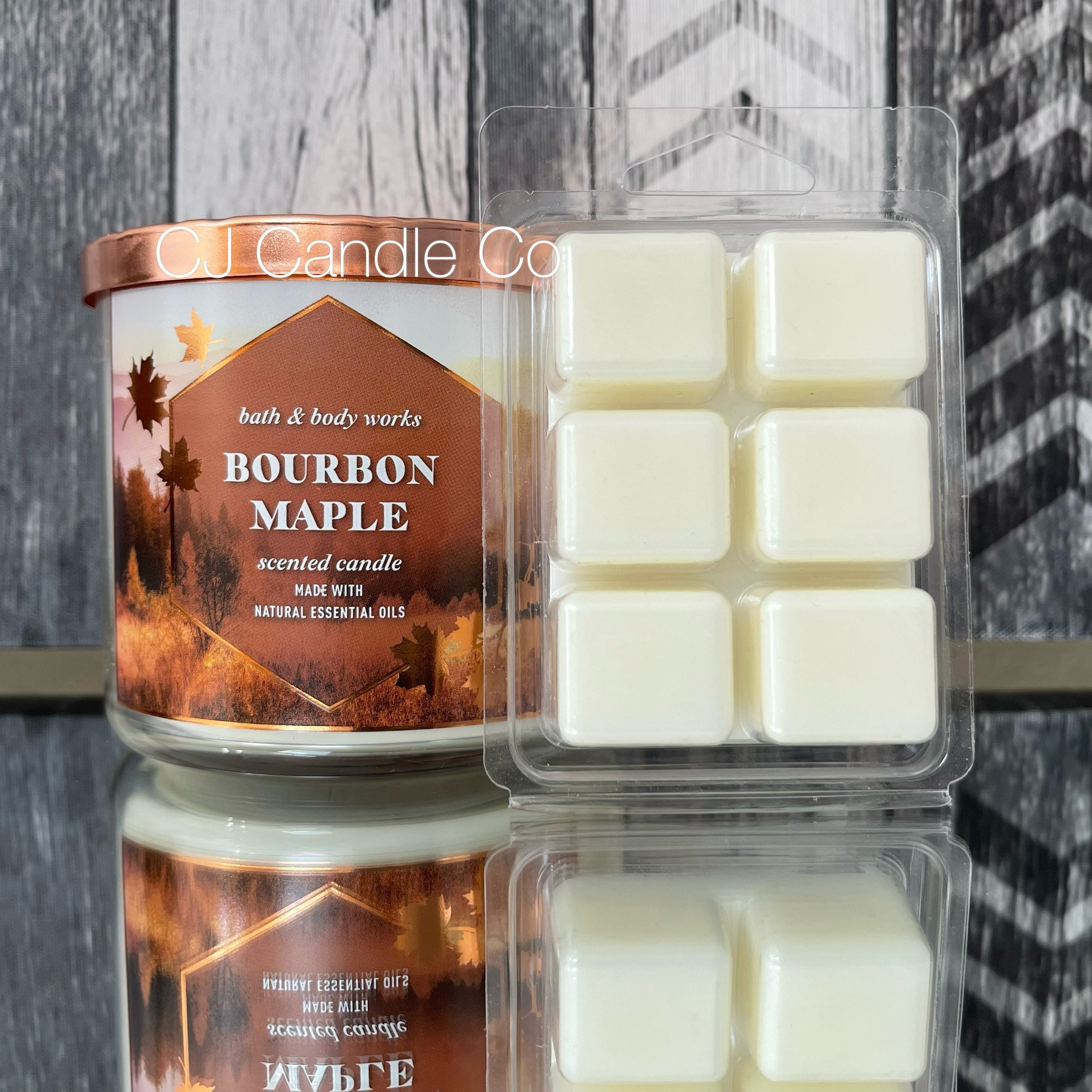 Bourbon Maple Bath & Body Works Candle Wax Melts BBW Wax Melts Perfect Gift  for Mom, Sister, Best Friend, Valentines Day Anniversary 
