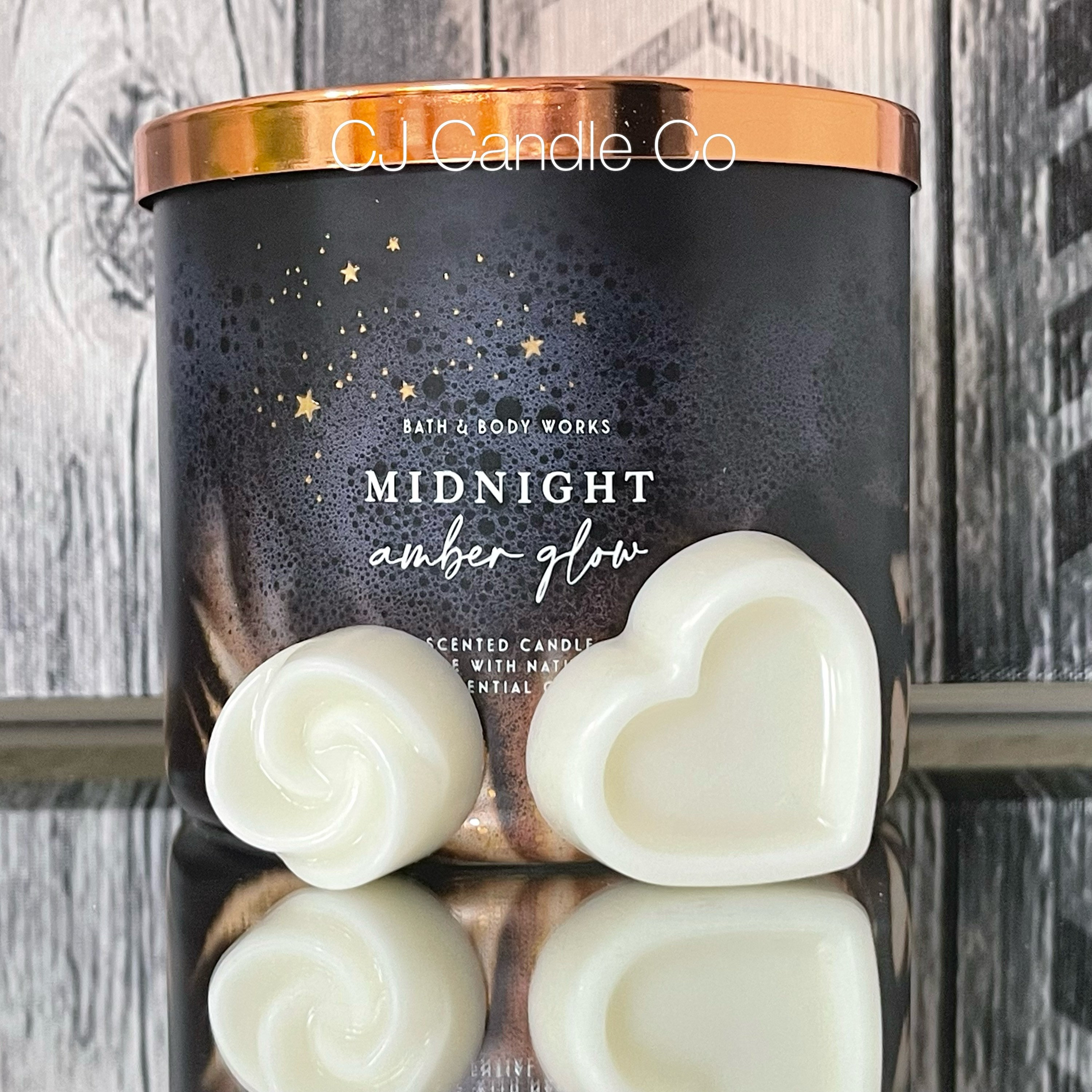 Midnight Amber Glow Bath & Body Works Candle Wax Melts BBW Wax