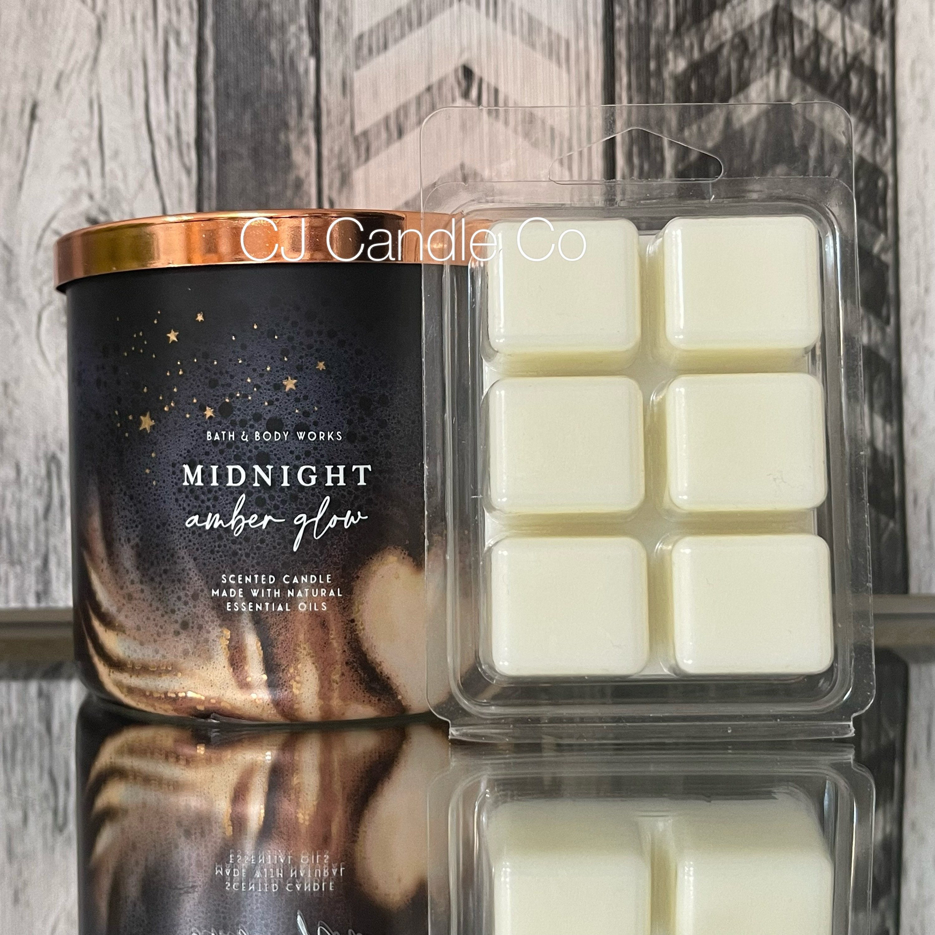 Midnight Amber Glow Bath & Body Works Candle Wax Melts BBW Wax