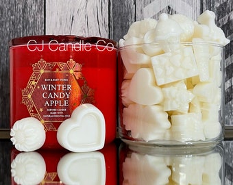 Winter Candy Apple — Bath & Body Works Candle Wax Melts | Handmade BBW Wax Melts | Perfect gift for Mom, Sister, Best Friend, Wedding Favor