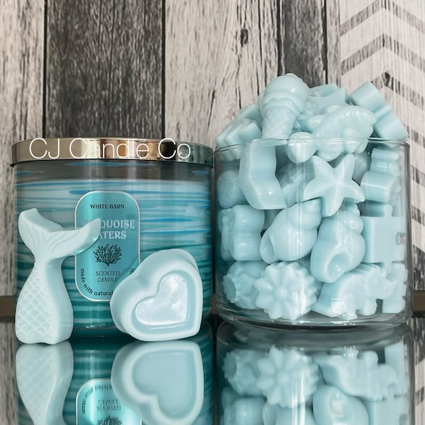 Turquoise Candle Etsy
