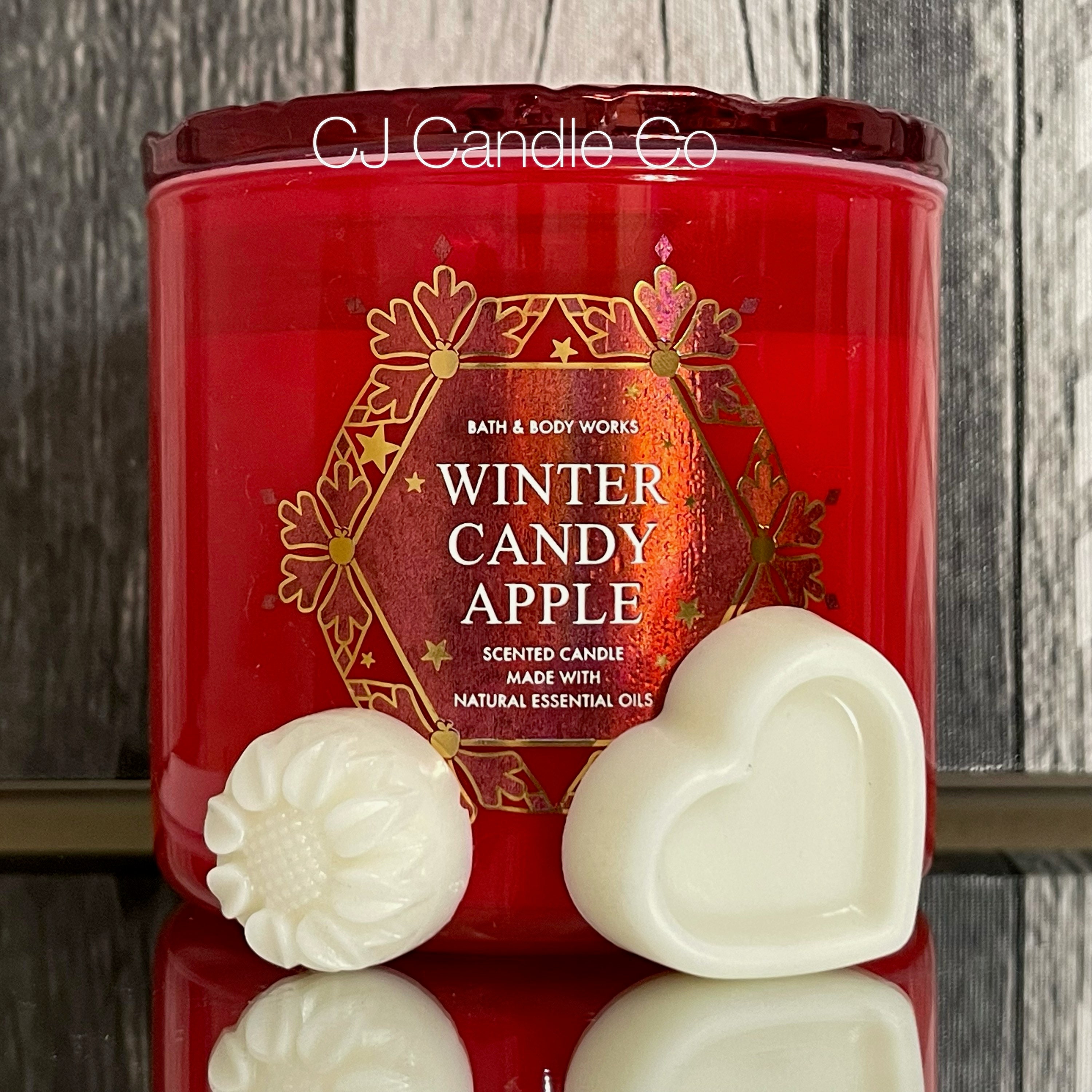 Winter candy apple candles deals