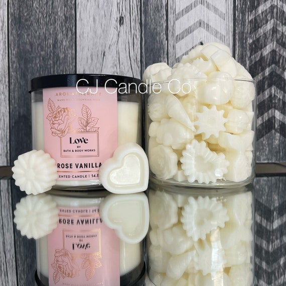 Bath & Body Works LOVE Rose Vanilla Candle Wax Melts Handmade Fresh BBW Wax  Melts Perfect Gift Sister Friend Anniversary Valentines 