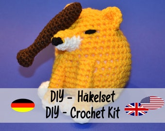 DIY Crochet Kit • BONK! Go to Horny Jail Doge Meme • with PDF crochet pattern [english and german]