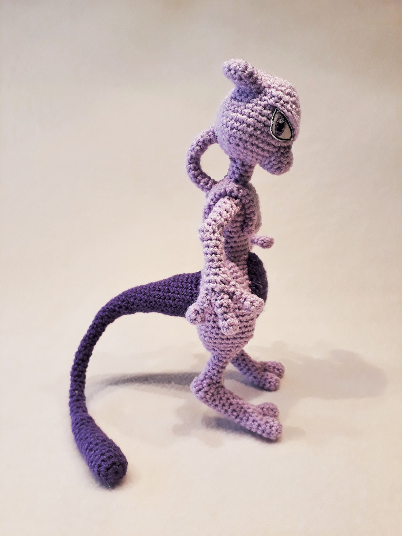 Mewtu Häkelanleitung Mewtwo Crochet Pattern Pokemon Etsy