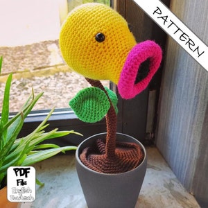 Bellsprout • Crochet Pattern • Amigurumi PDF File [GERMAN and ENGLISH] • Flower • Plant