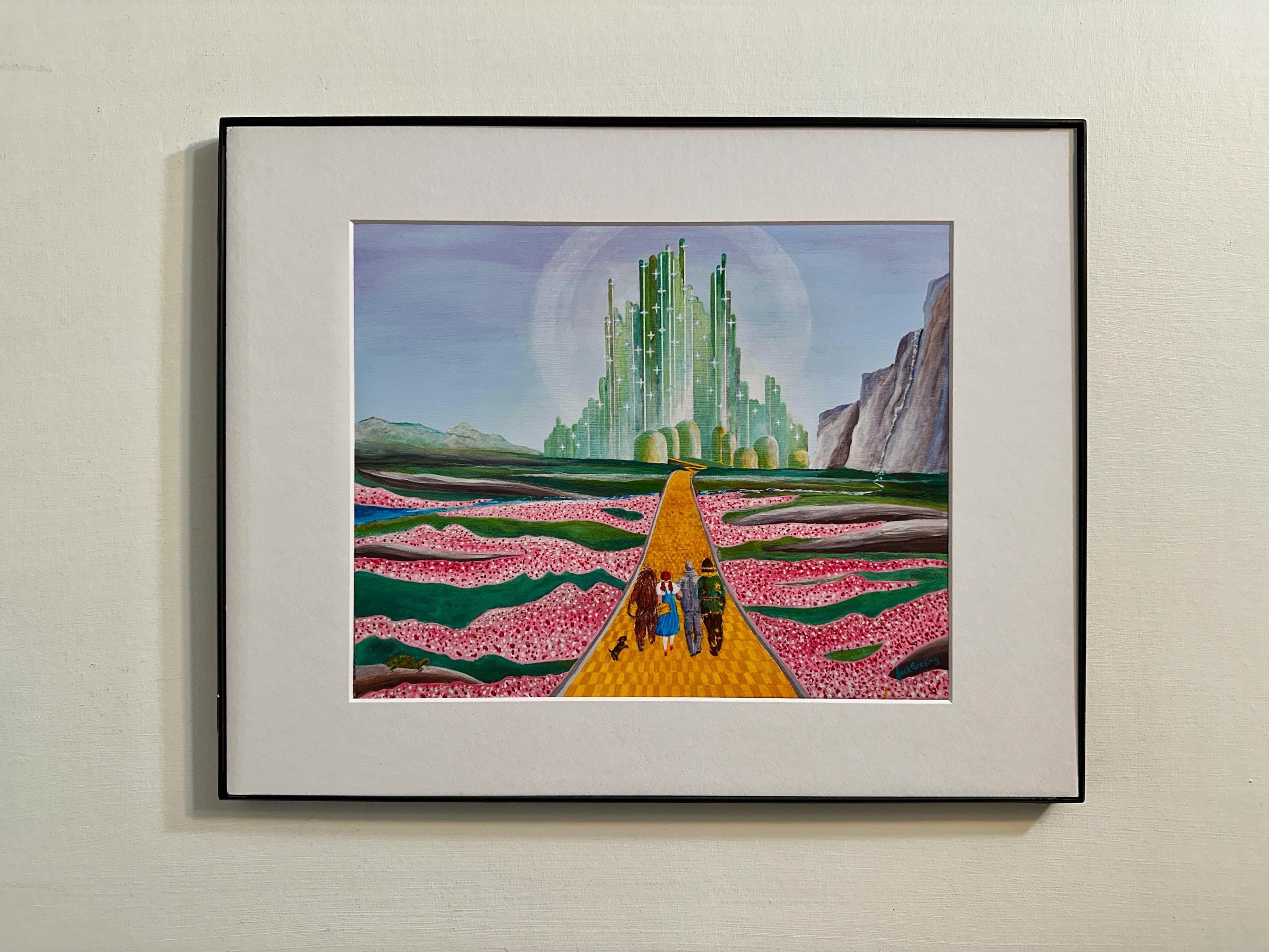 The Emerald City - (10x8 PRINT -matted in 14x11 frame)