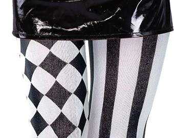 harlequin tights plus size