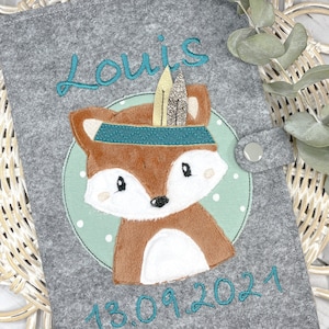 Untersuchungshefthülle, U-Hefthülle, Filz, personalisierte Untersuchungshefthülle, Baby, Geschenk