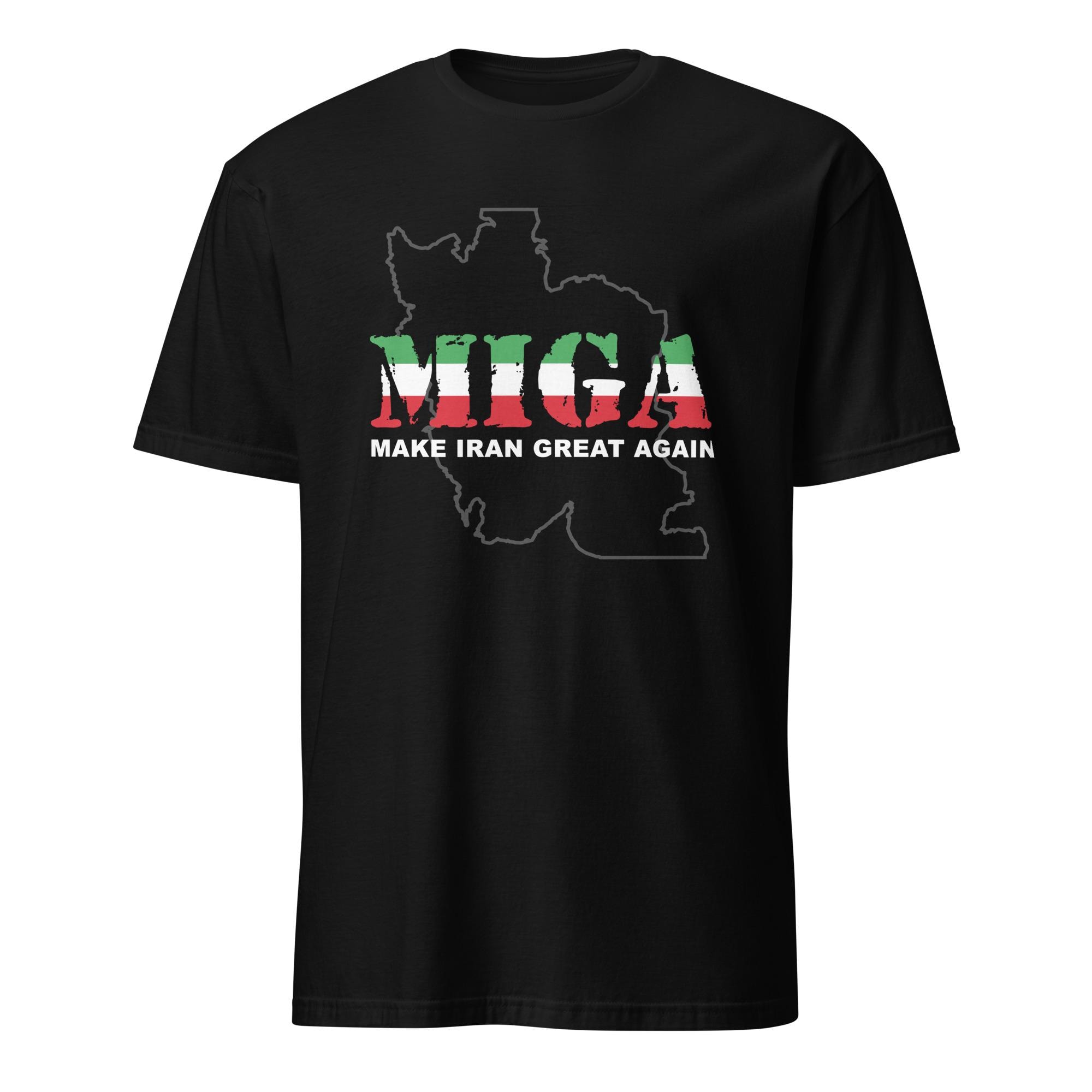 Camiseta Miga, "Hagamos que Irán vuelva a ser grande", unisex, #miga, fabricada en Canadá