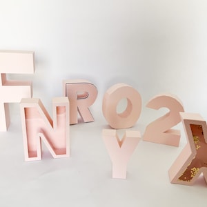 Letras 3D, A-Z Shaker y capas, Do It Paper, archivos de corte SVG para Cricut Machine - archivos de estudio para Silhouette Machine