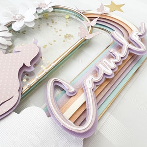 Rainbow Shaker, Cake topper SVG and studio, Do It Paper, Cutting files for Cricut Machine - Silhouette image 8
