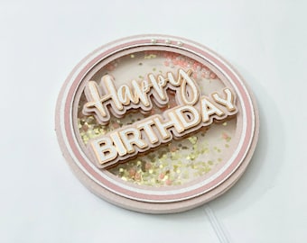 Shaker Cake topper SVG, **(Stripe is included)**, Do It Paper, Cutting files for Cricut Machine - Silhouette