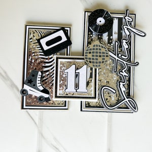 Topper per torta Shaker rettangolare SVG e studio, Do It Paper, NON include il design, file di taglio per Cricut Machine - Silhouette