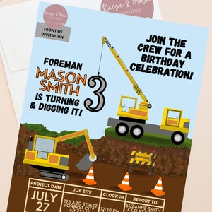 Digging Being 3 Birthday Party (Facebook Event Cover Photo and/or Invitation)
