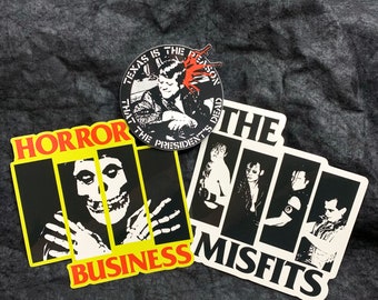 Misfits Sticker | Black Flag Sticker | Danzig Sticker | Punk Sticker