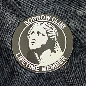 Sorrow Club pin - soft enamel