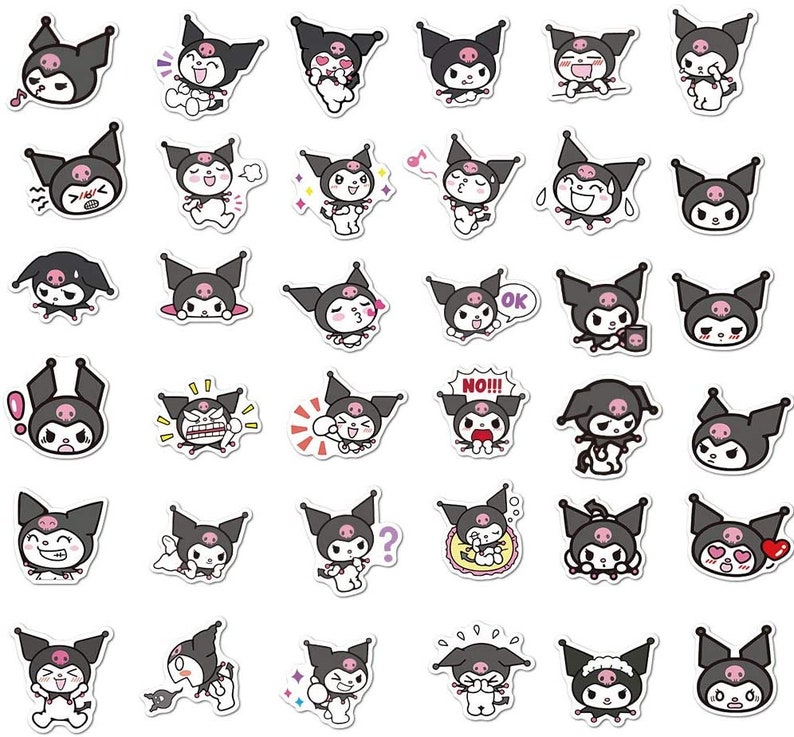My Melody & Kuromi Stickers Extras Etsy