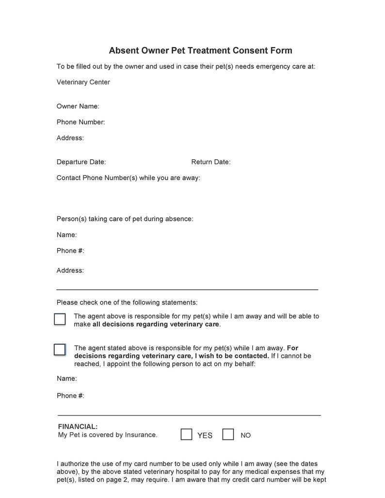 Emergency Information Forms Dogs/ Digital Fillable - Etsy