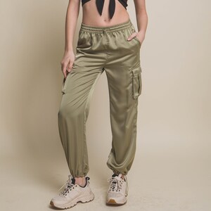 Jogging satin femme sales