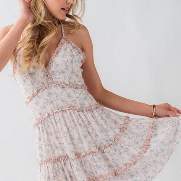 A Line Summer Dress Etsy