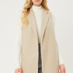 Long dressy vest hotsell