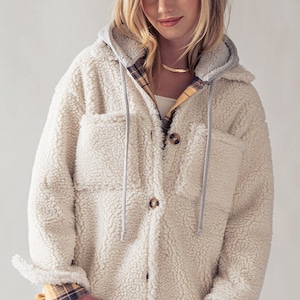 Cute sherpa jackets shop