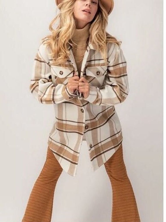 womens thick shacket