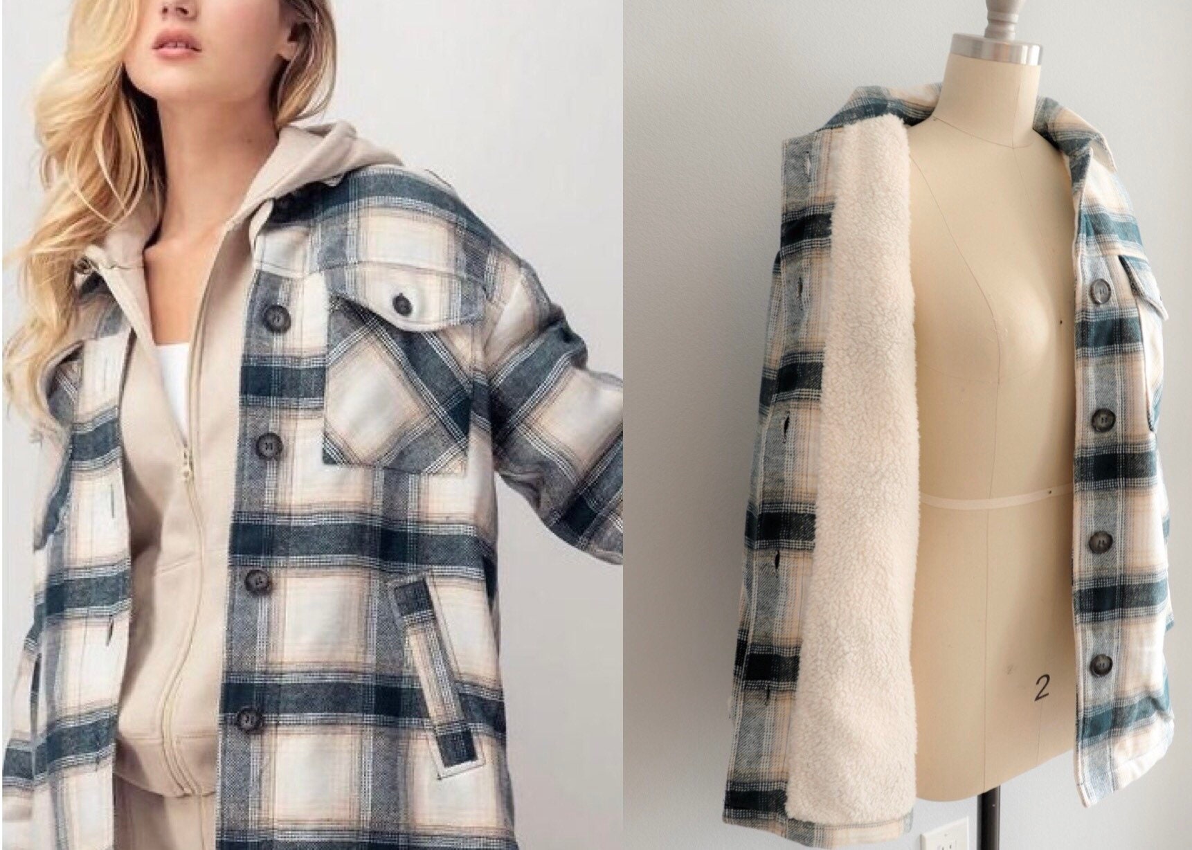 Flannel Lined Jacket - Etsy