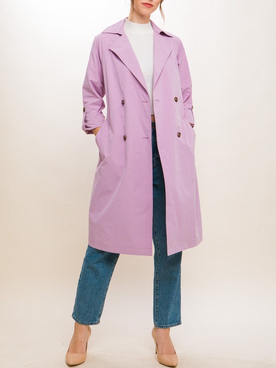 Three quarter length trench coat new arrivals