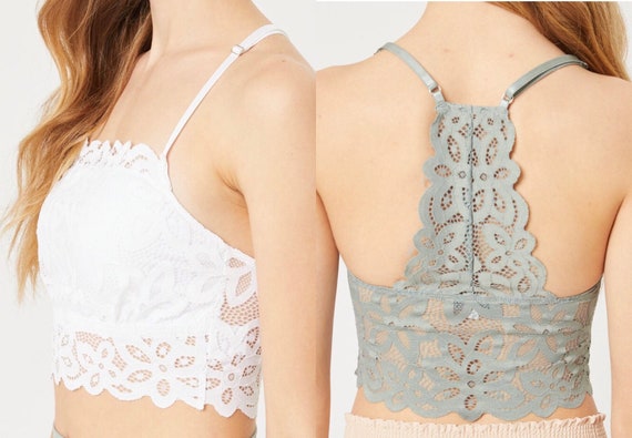 Lace Bralette, Cami Crop Top Stylish and Versatile Summer