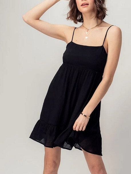 Babydoll Flare Fit Mini Dress. A Line Ruffle Lace, Open Back RibbonTie Straps. Fully Lined Spring Summer in Blush Pink Mother's Gift Babydoll Flare Fit Mini Dress. A Line Ruffle Lace, Open Back RibbonTie Straps. Fully Lined Spring Summer in Blush Pink Mother's Gift