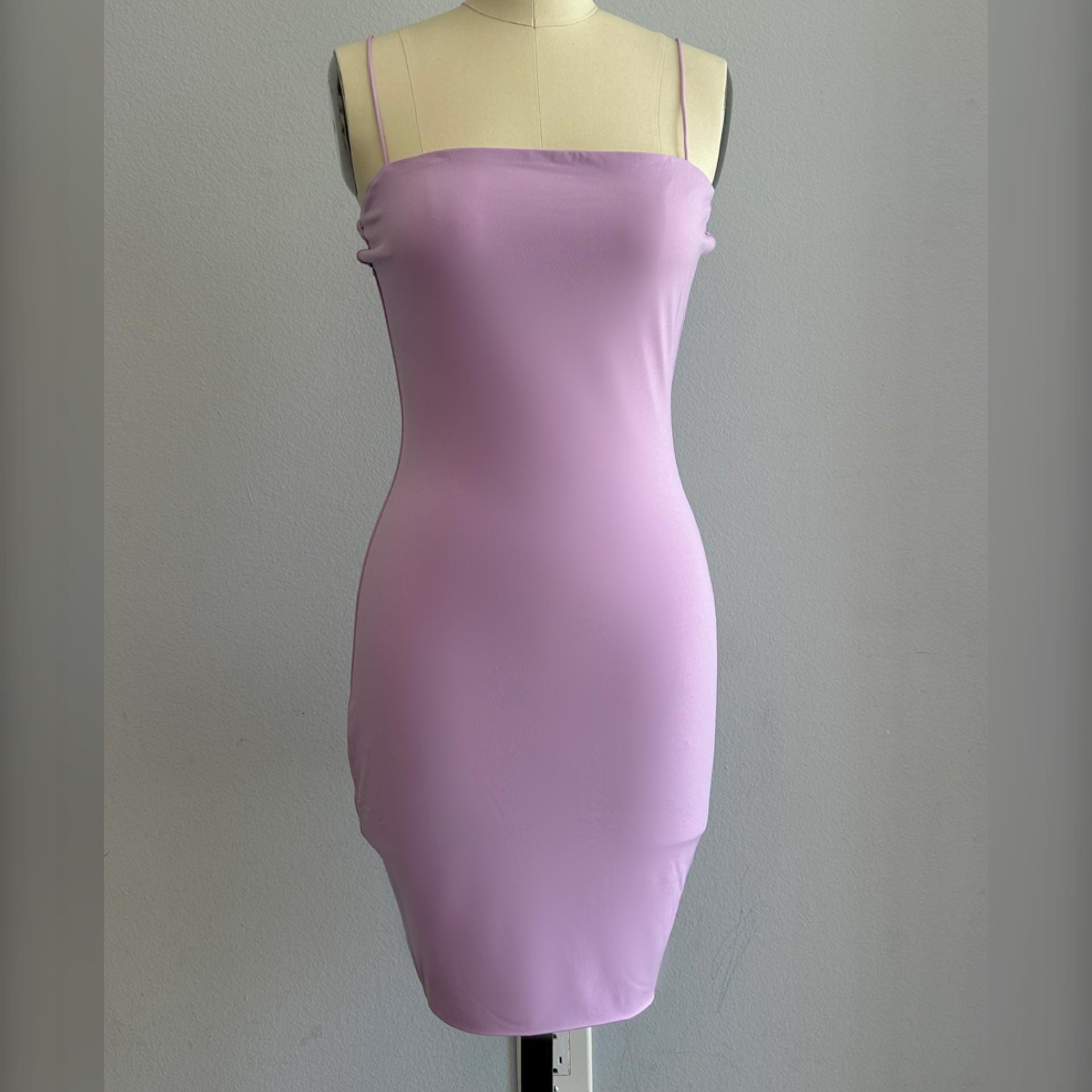 hot pink bodycon homecoming dress Pink Bodycon Spaghetti Straps Sequined Mini Party Dresses, Blue / 10 main image 1