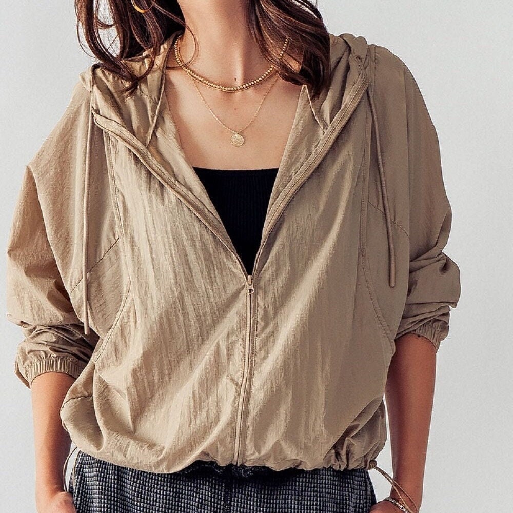 Cropped Windbreaker 