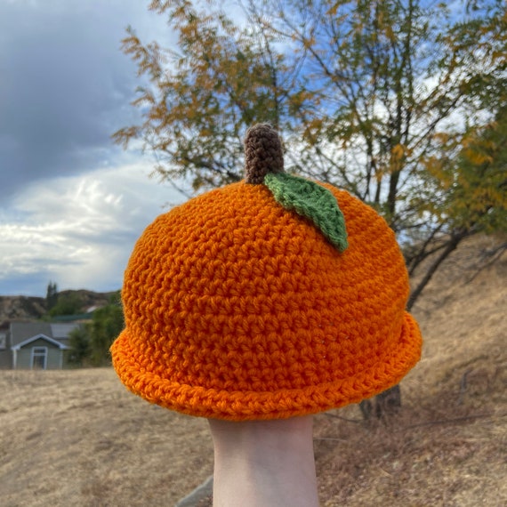 Crochet Orange Hat Pattern - Etsy display picture 1