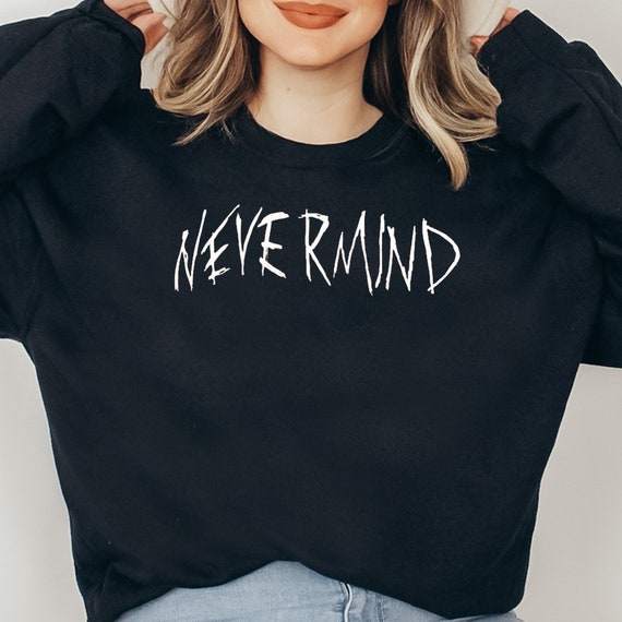 sweatshirt Jimin tatouage nevermind  vetement oversize BTS  col rond  bangtan vêtement unisex