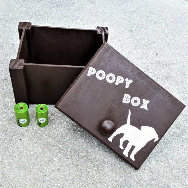 Dog Poop Box Etsy