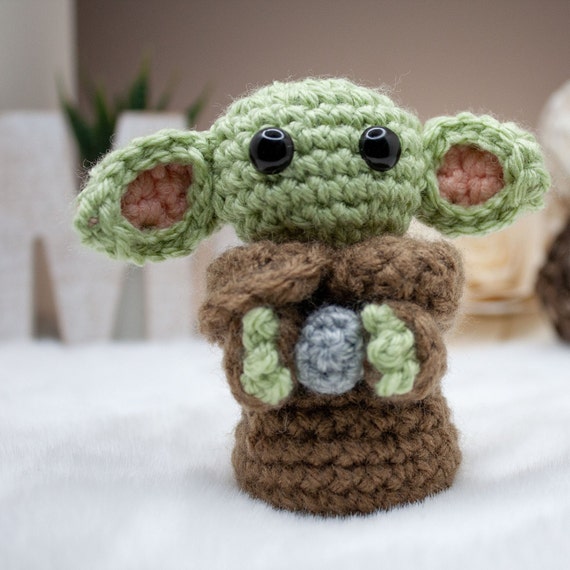 Etsy baby yoda crochet hot sale