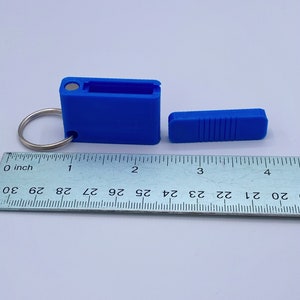 Keychain Case Keychain Pill Case Keychain Earring Case - Etsy
